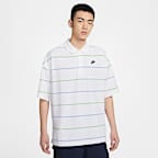 Nike Sportswear Club Men's Oversized Striped Polo. Nike ID